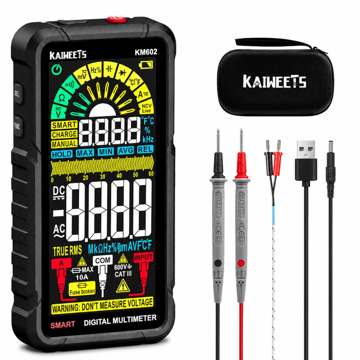 MULTIMETRO SMART KM602 KAIWEETS