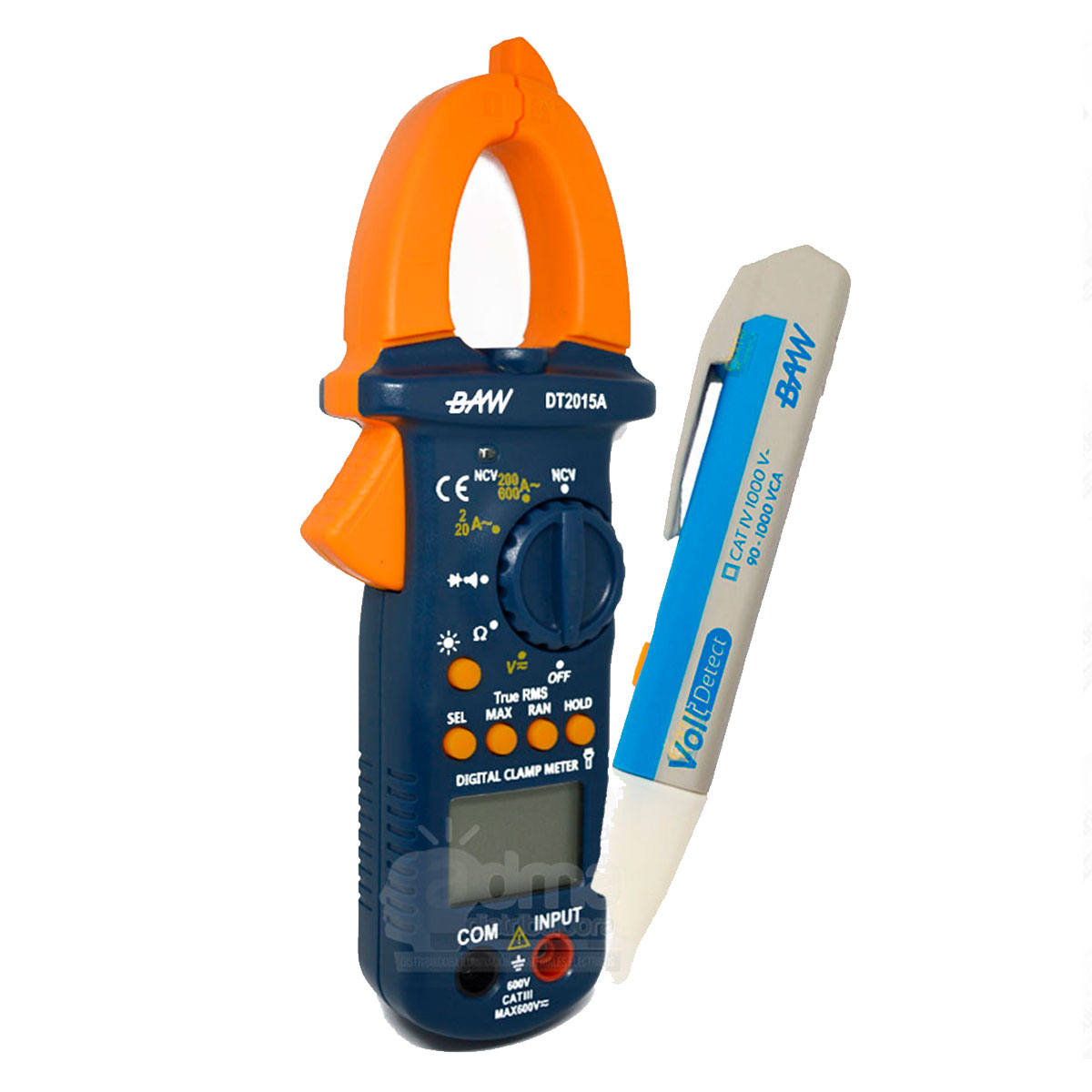 PINZA AMPEROMETRICA AUTORRANGO DT2015A + BUSCAPOLO INDUCTIVO