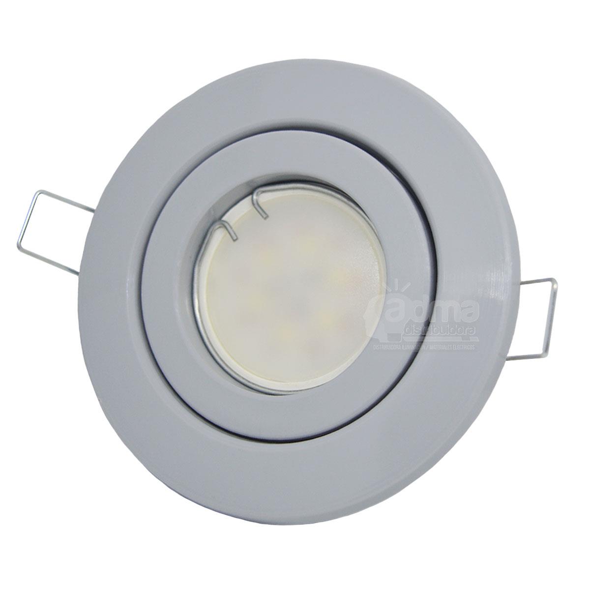 SPOT GRIS + ZOCALOGU10 + DICROICA FRIA 7W