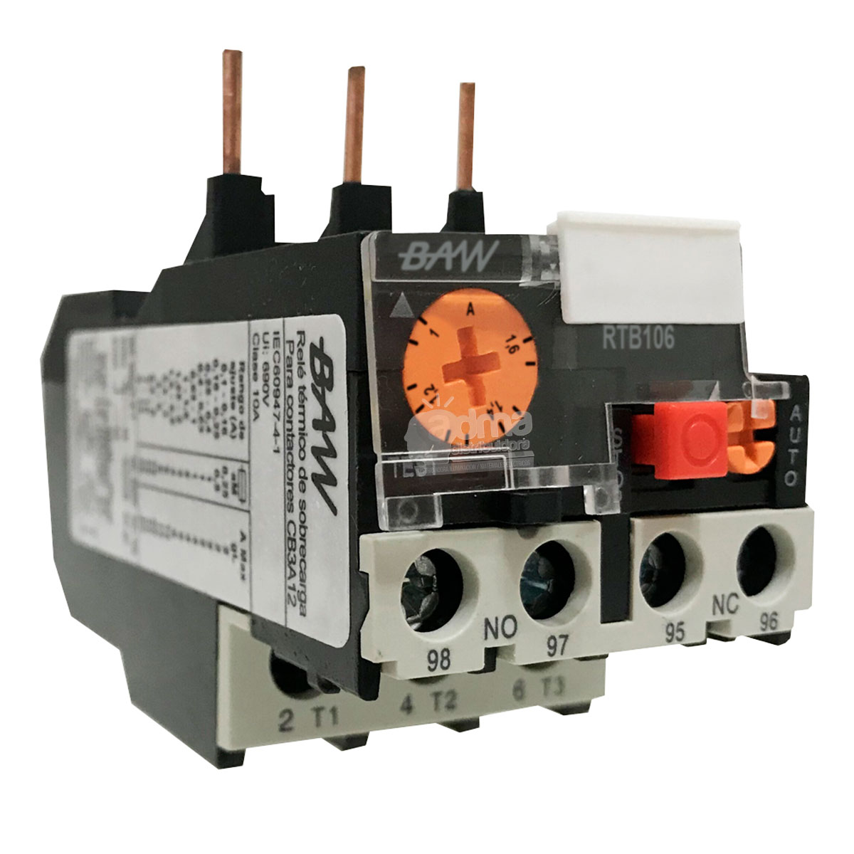 RELE TERMICO TRIPOLAR 1 A 1,6A (A12-A32)