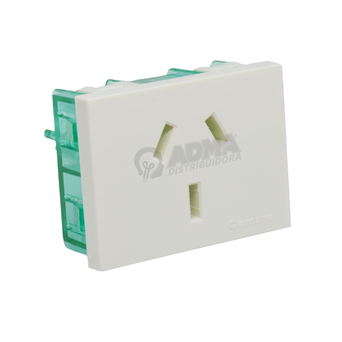 MODULO TOMA 220+T BLANCO 10A