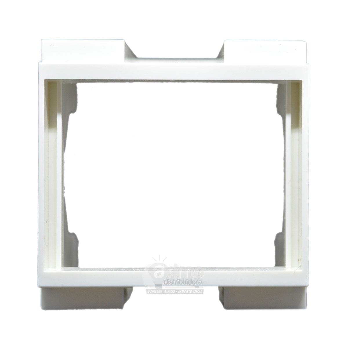 SOPORTE DIN 2 MODULOS MAR PVC SIGLO XXI