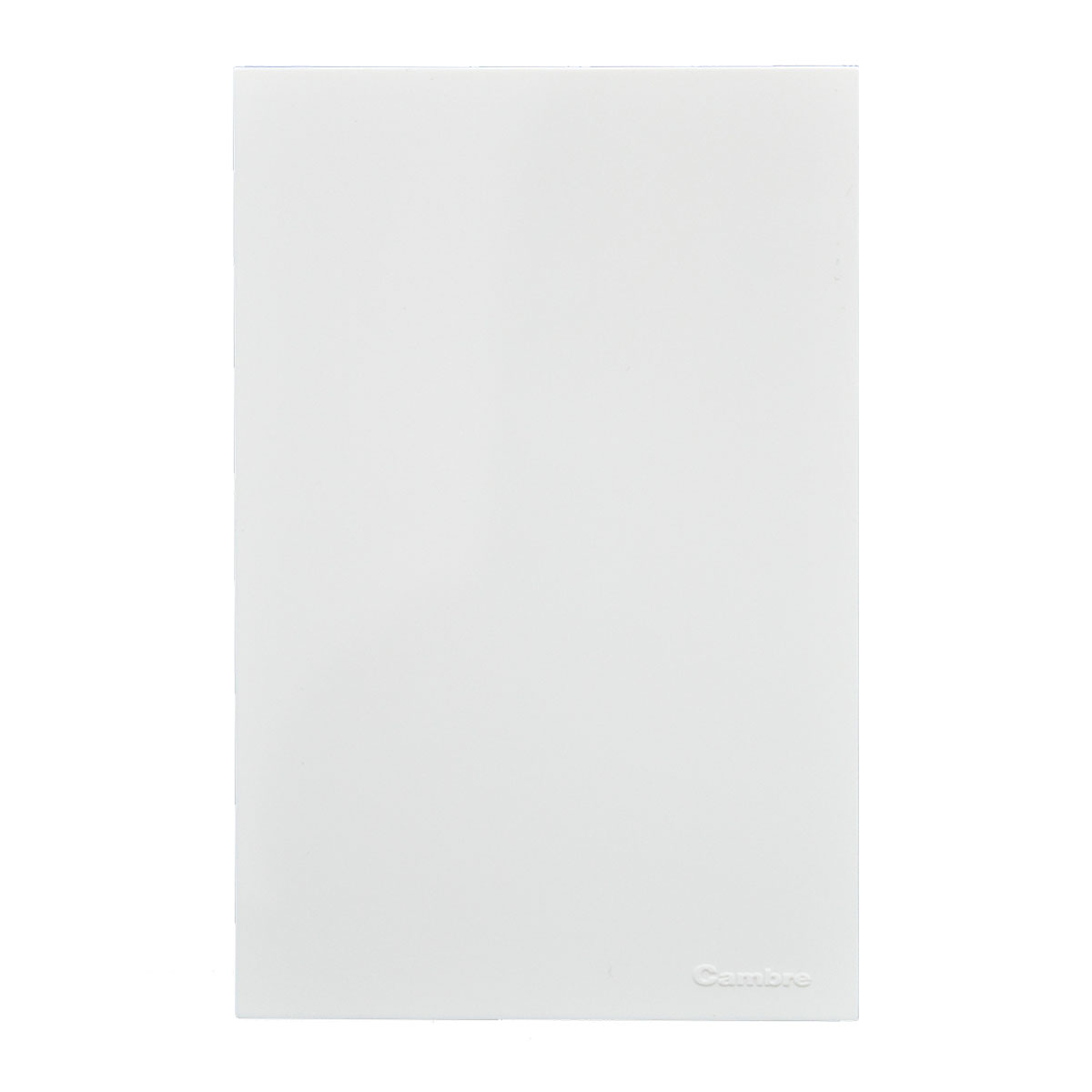 TAPA 5X10 BLANCA CIEGA PC A PRESION SIGLO XXI CAMBRE