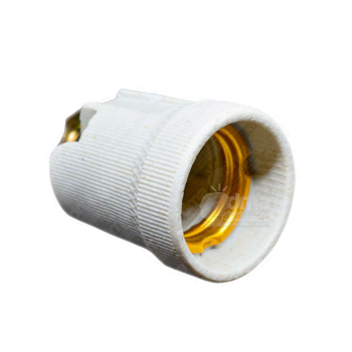 PORTALAMPARAS CERAMICO E27 C/PUENTE
