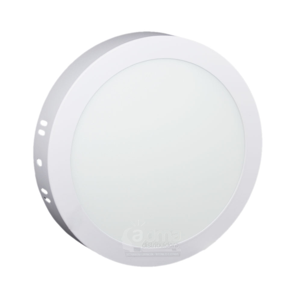 PANEL LED REDONDO SOBREPONER 12W CALIDO TREFI