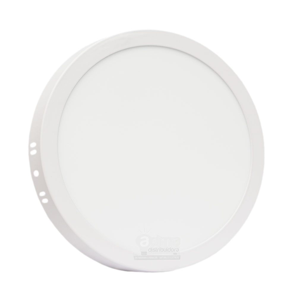 PANEL LED REDONDO SOBREPONER 18W CALIDO TREFI