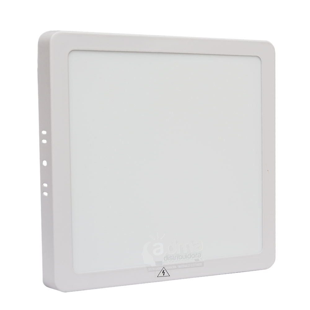 PANEL LED CUADRADO SOBREPONER 18W CALIDO TREFI