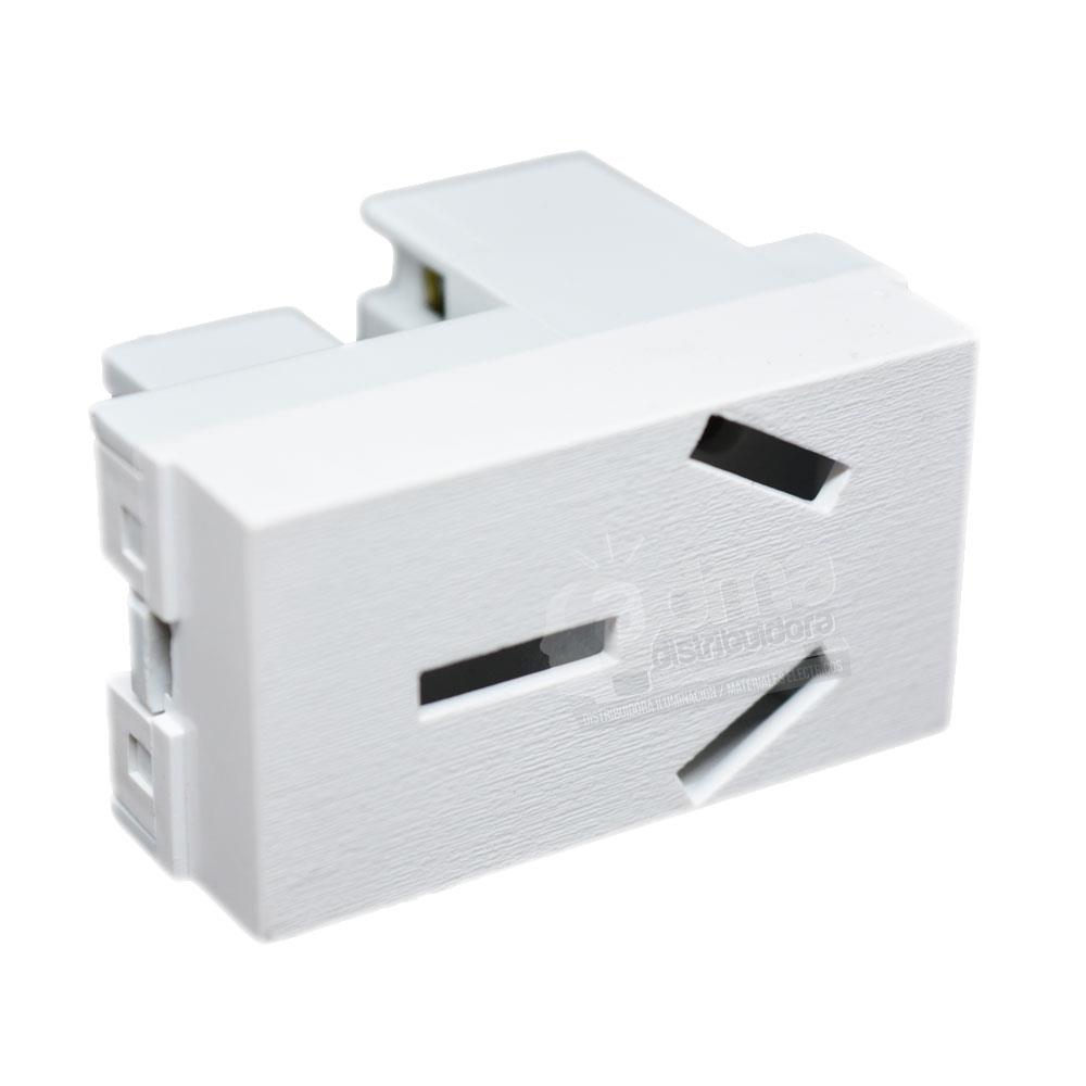 MODULO TOMACORRIENTE 20A MITO PLATINUM BLANCO JELUZ
