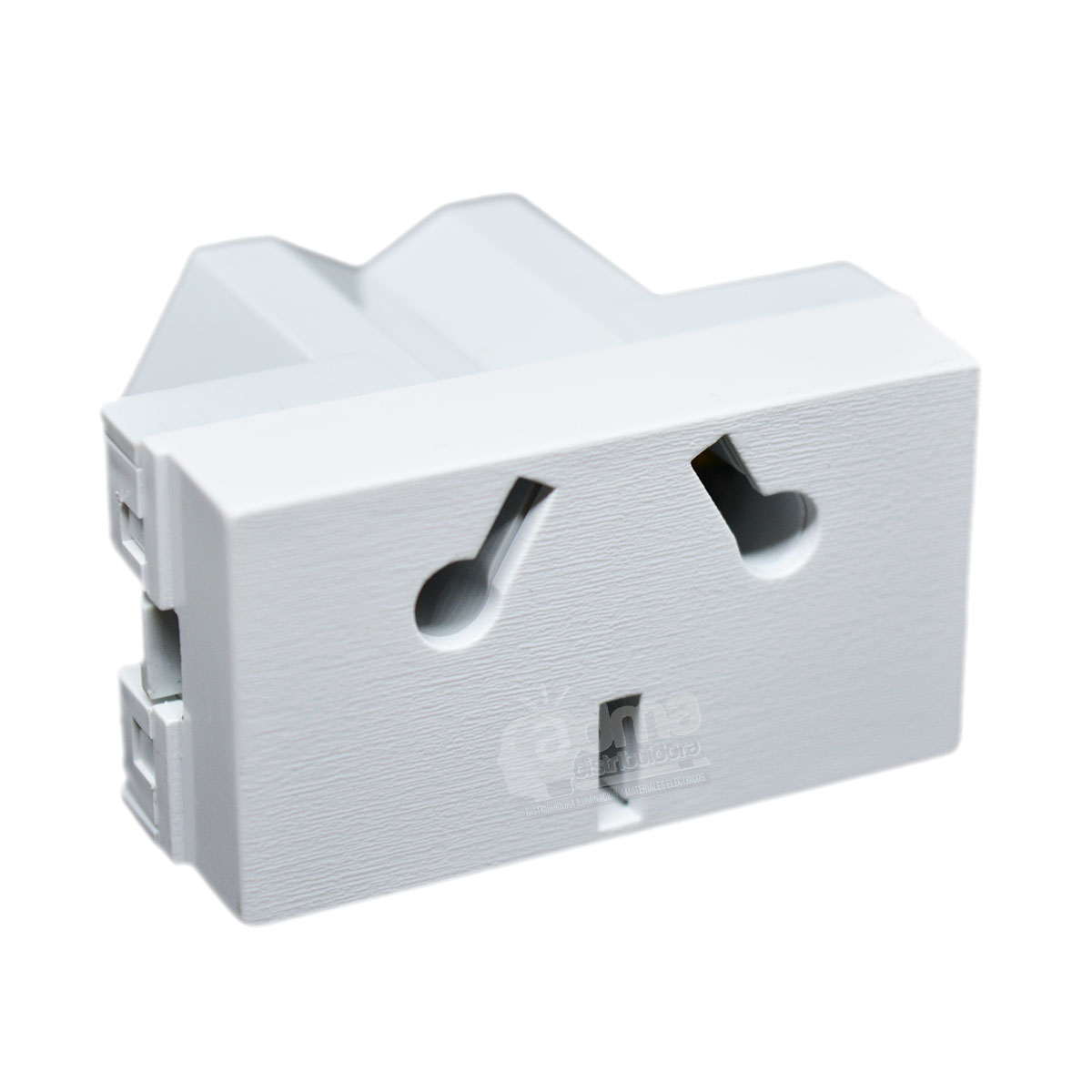 MODULO TOMACORRIENTE COMBINADO 10A JELUZ PLATINUM