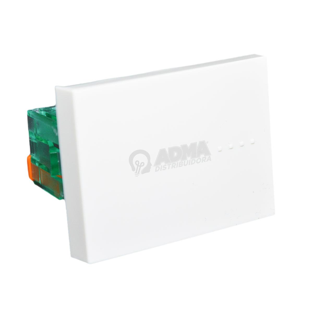 MODULO PUNTO COMBINACIÓN 2 MÓDULOS BAUHAUS BLANCO CAMBRE