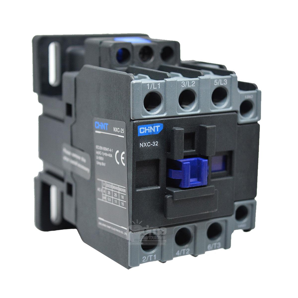 CONTACTOR CHINT 32AMP 220V NA+NC