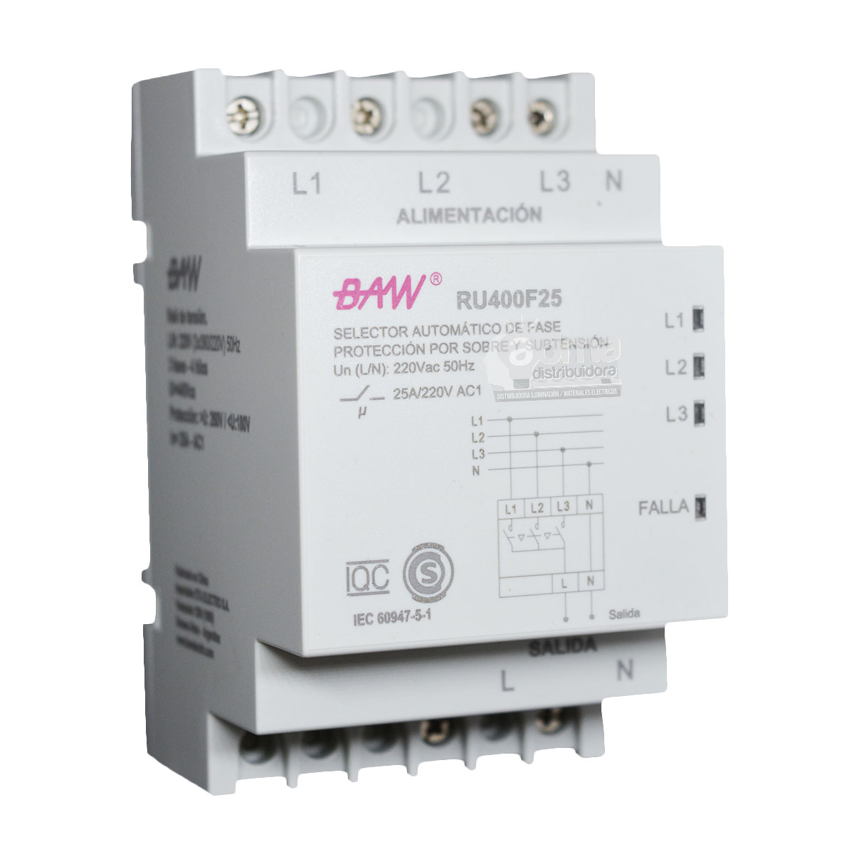 SELECTOR AUTOMATICO DE FASE DIRECTO H/25