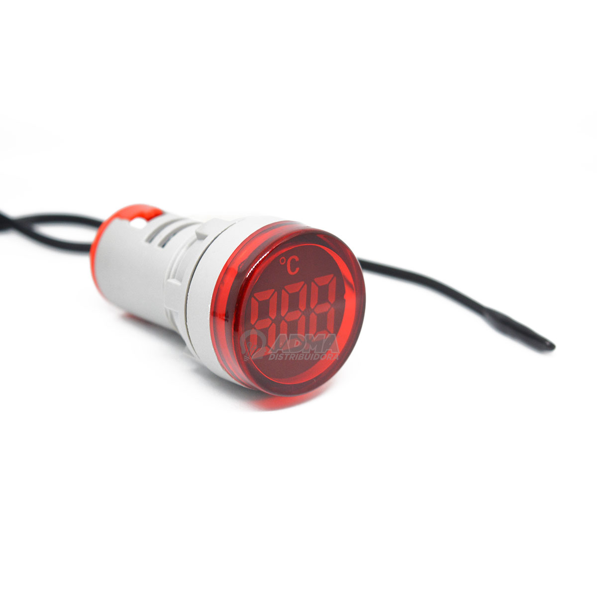 MINI TERMOMETRO DIG Ø29 -20 199°C ROJO