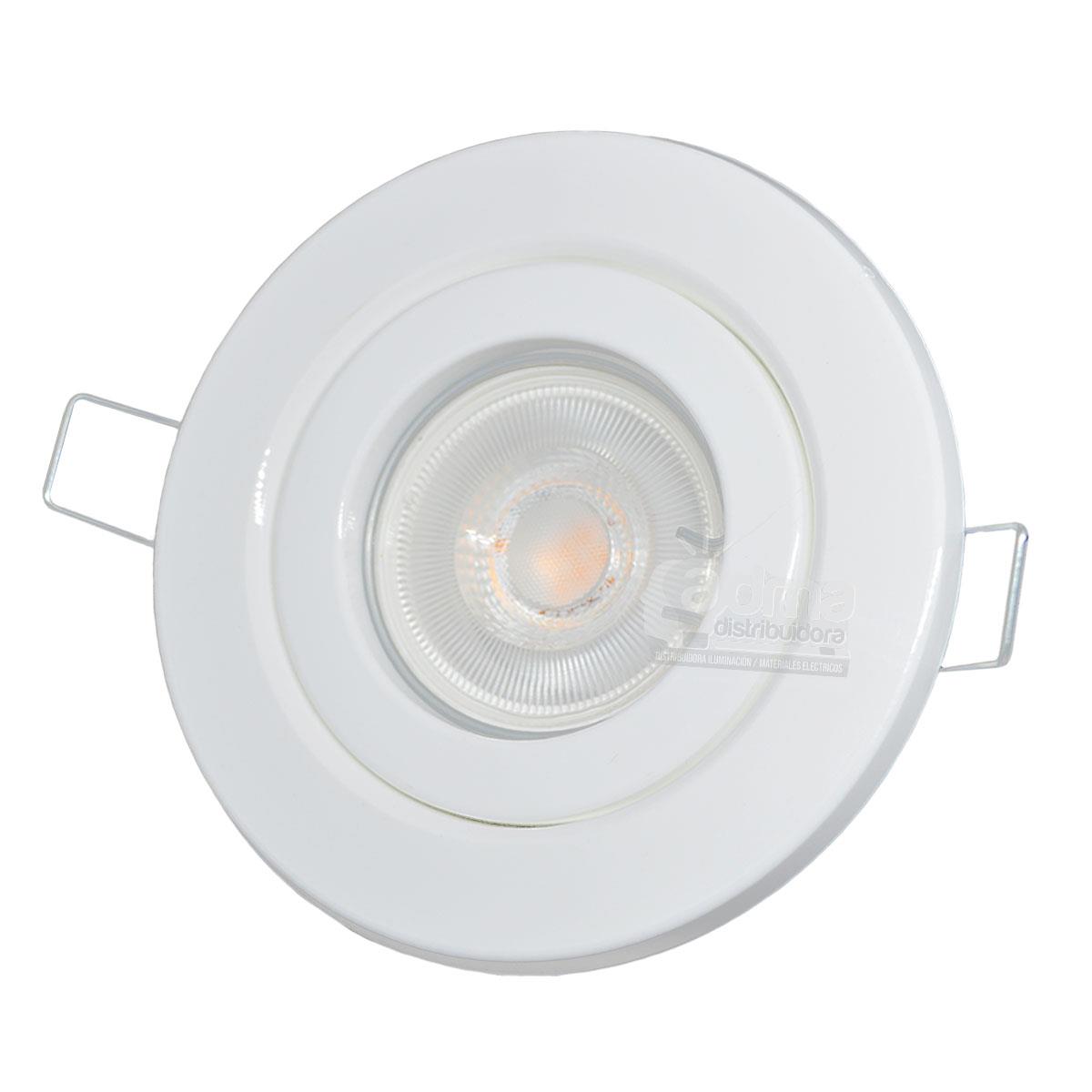 SPOT BLANCO + ZOCALOGU10 + DICROICA FRIA 9W