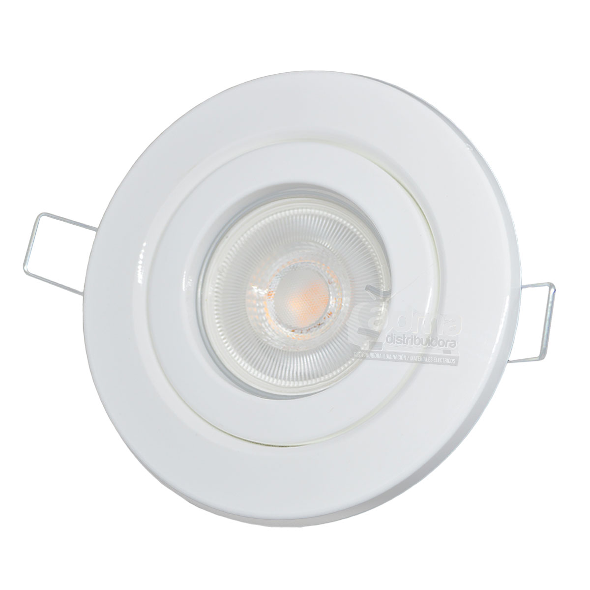 SPOT BLANCO + ZOCALOGU10 + DICROICA CALIDA 9W