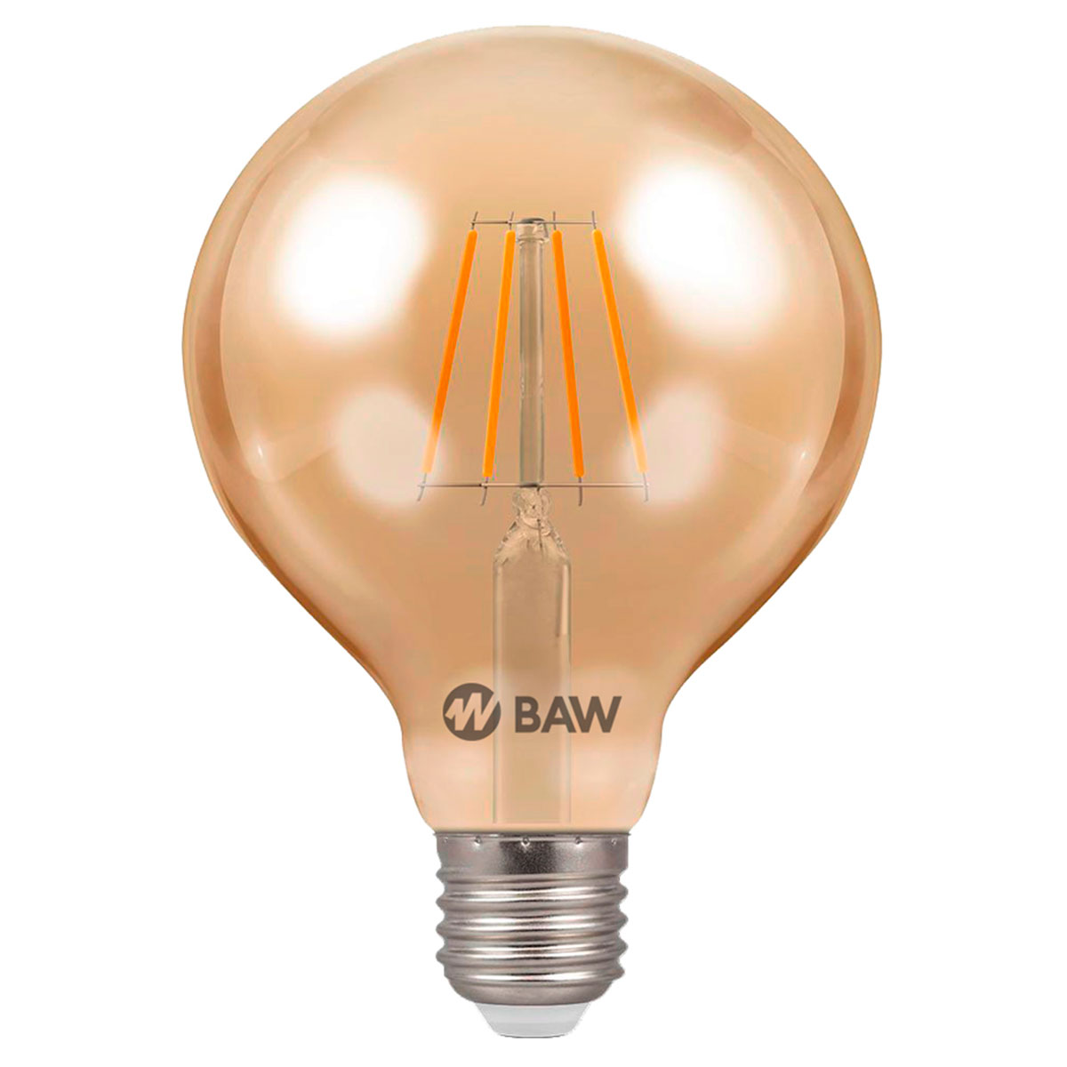 LAMPARA FILAMENTO LED G95 6W CALIDA