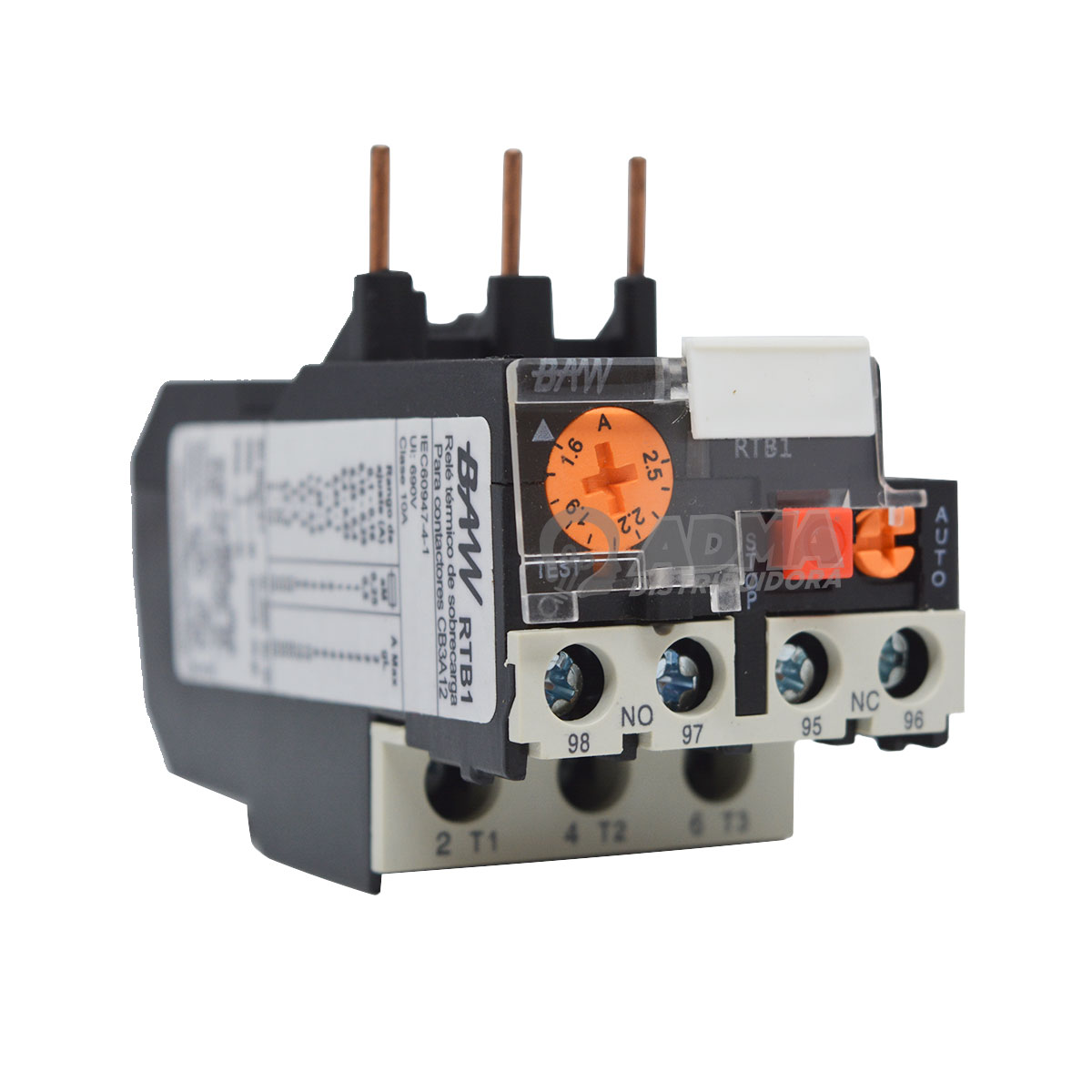 RELE TERMICO TRIPOLAR BAW 1 6-2 5A (A12-A32)