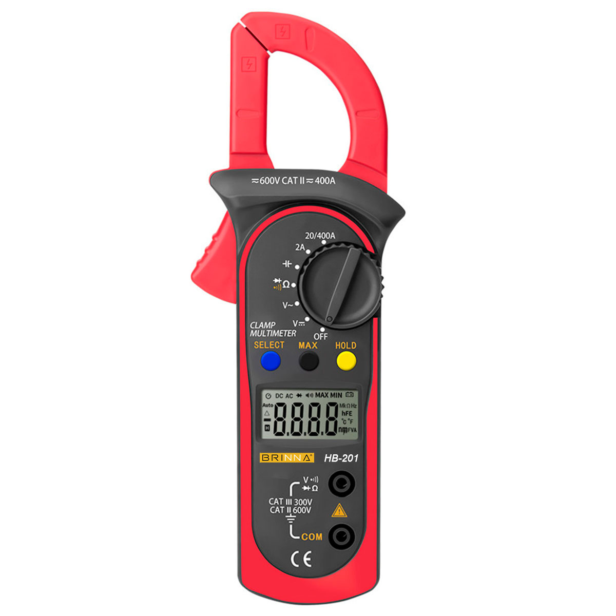 PINZA AMPEROMETRICA BRINNA HB-201