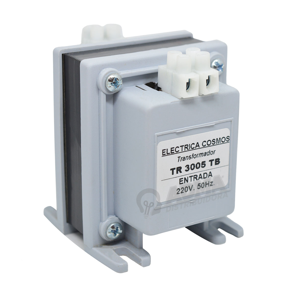 TRANSFORMADOR 220/24V 50W CON TAPAS Y BORNERA