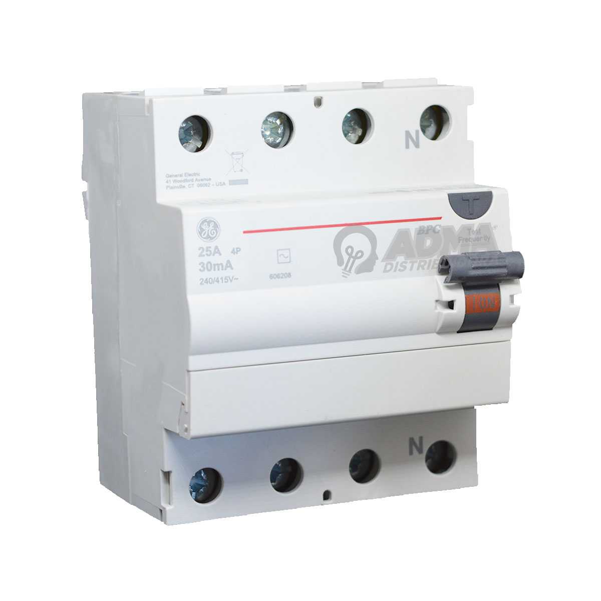 DISYUNTOR DIFERENCIAL TETRAPOLAR 25A