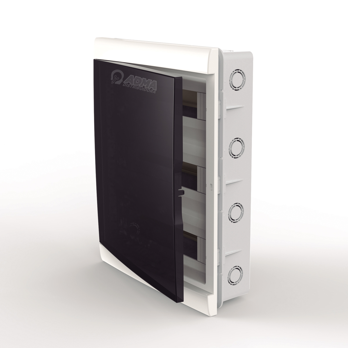 CAJA EMBUTIR 48 POLOS BLANCO PUERTA FUME Q ENERGY