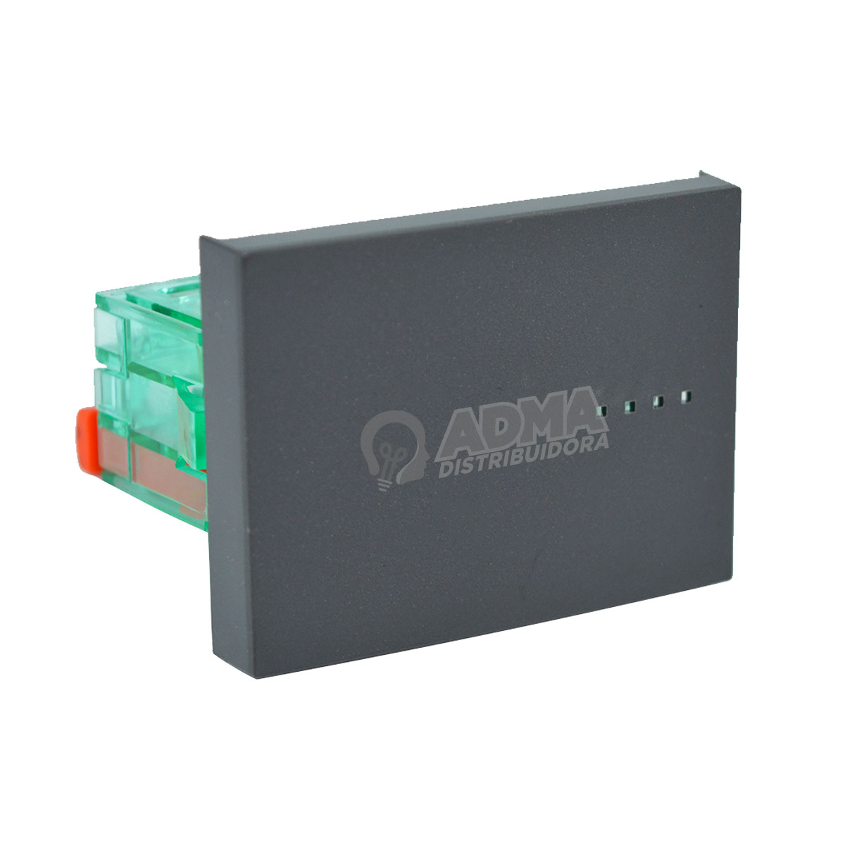 MODULO PULSADOR TECLA DOBLE BAUHAUS GRIS CAMBRE