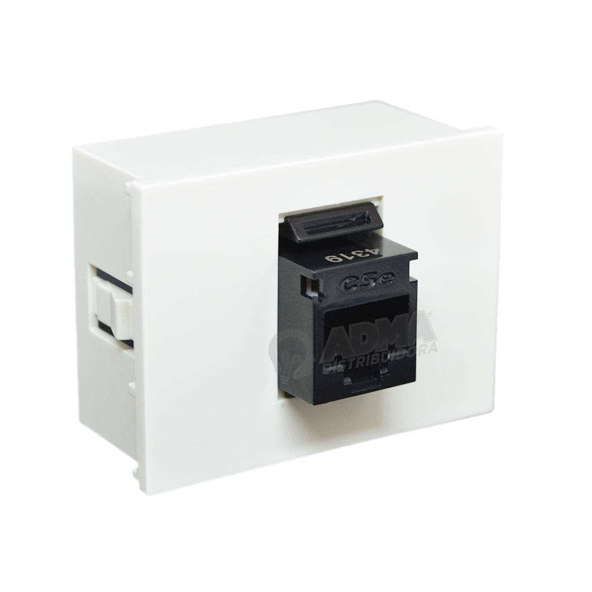 MODULO TOMA P/ INTERCONEXION RJ45 SIMPLE BLANCO CAMBRE