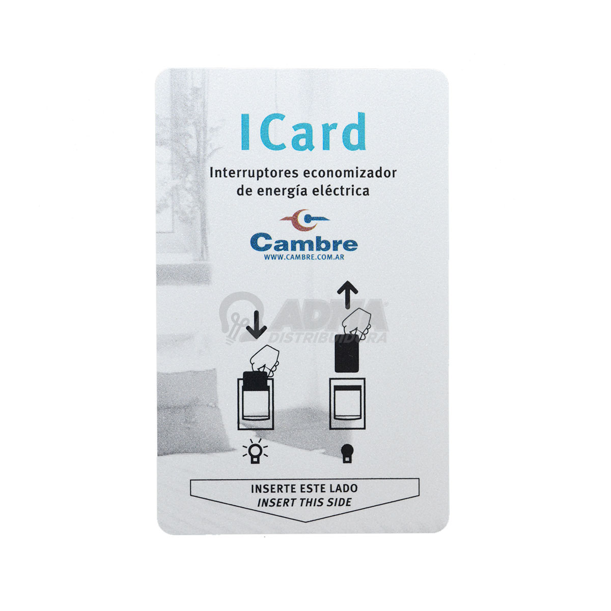 ICARD TARJETA DE ACCIONAMIENTO INTERRUPTORA CAMBRE