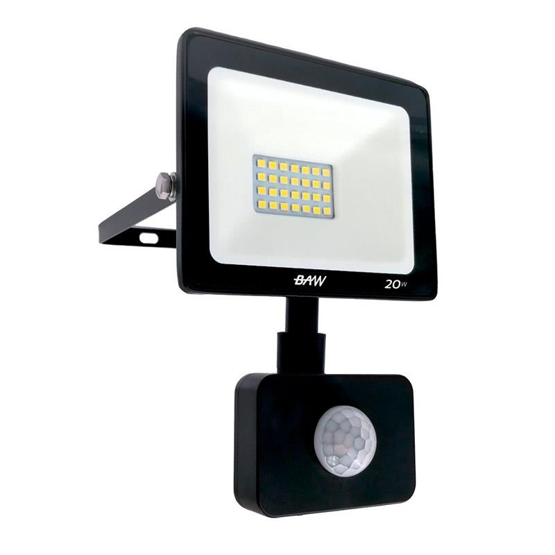 REFLECTOR LED 20W C/SENSOR MOVIMIENTO BAW