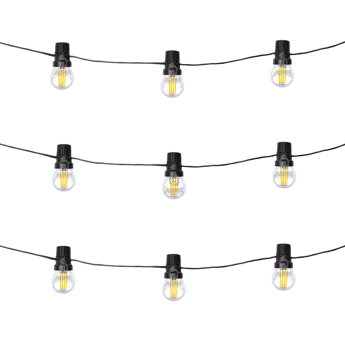 GUIRNALDA 10 METROS + 20 LUCES 4W