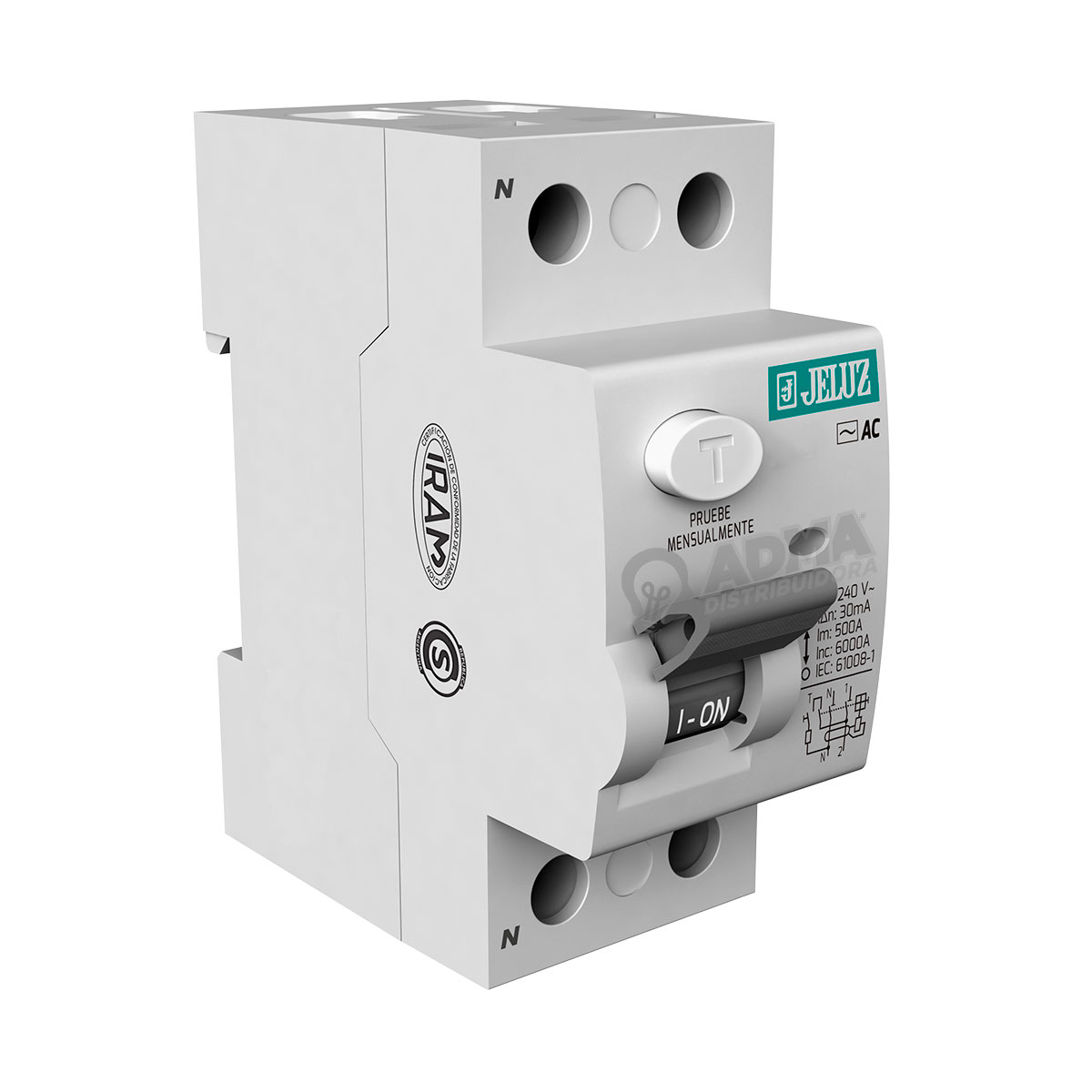 INTERRUPTOR DIFERENCIAL BIPOLAR 63A 30MA JELUZ