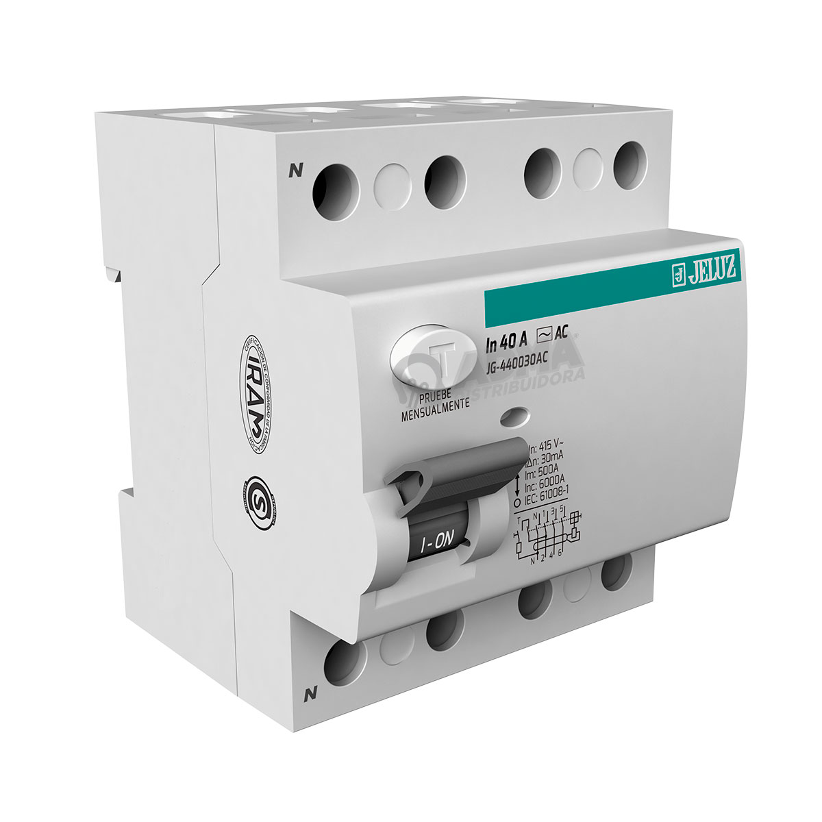 INTERRUPTOR DIFERENCIAL TETRAPOLAR 40A 30MA JELUZ