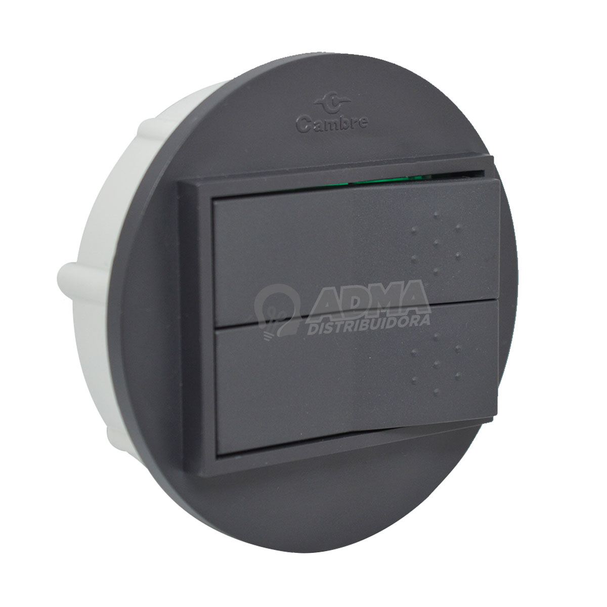 ADAPTADOR TABLERO 6996 + 2 PUNTOS GRIS 7501