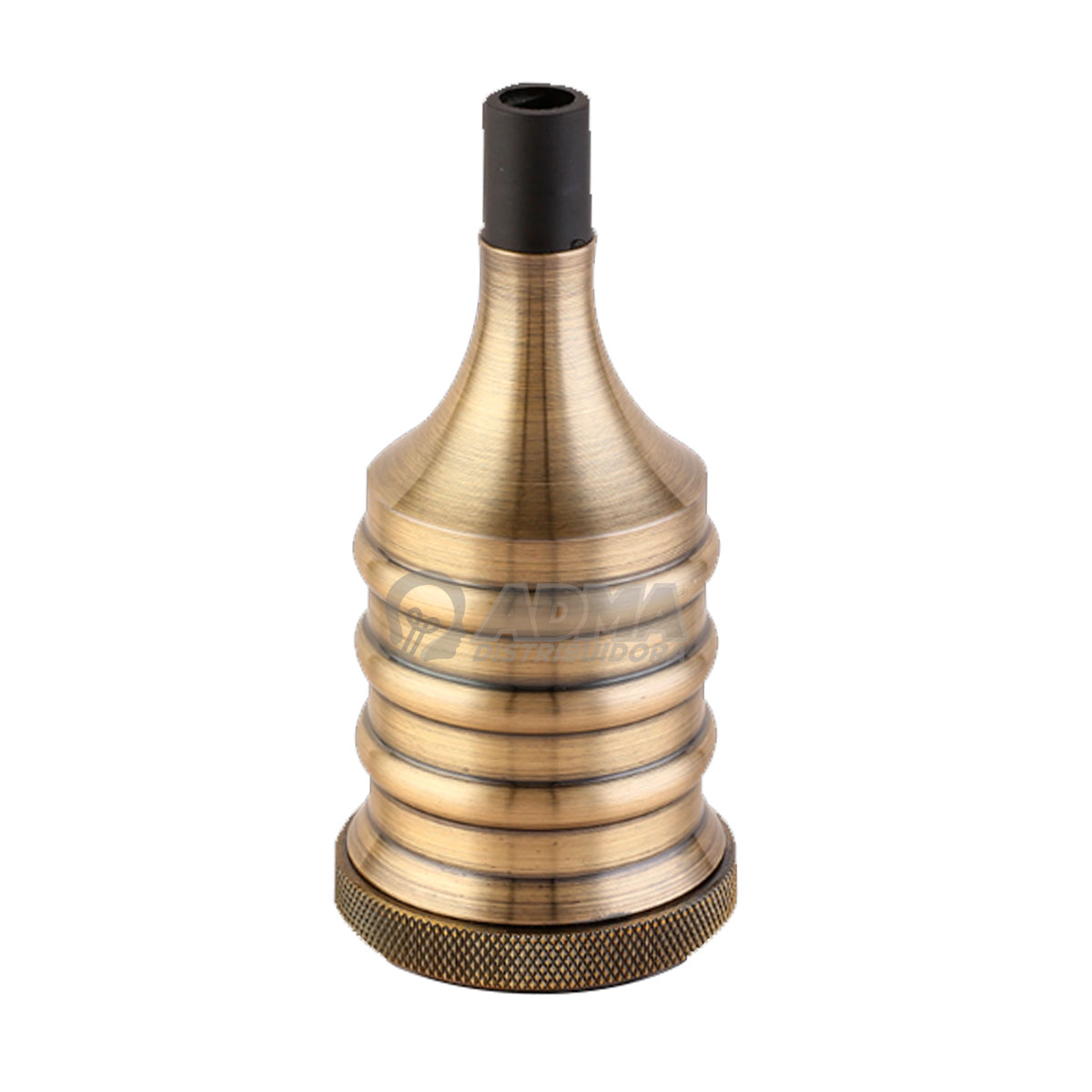 PORTALAMPARA ALUMINIO E27 DIXON BRONCE