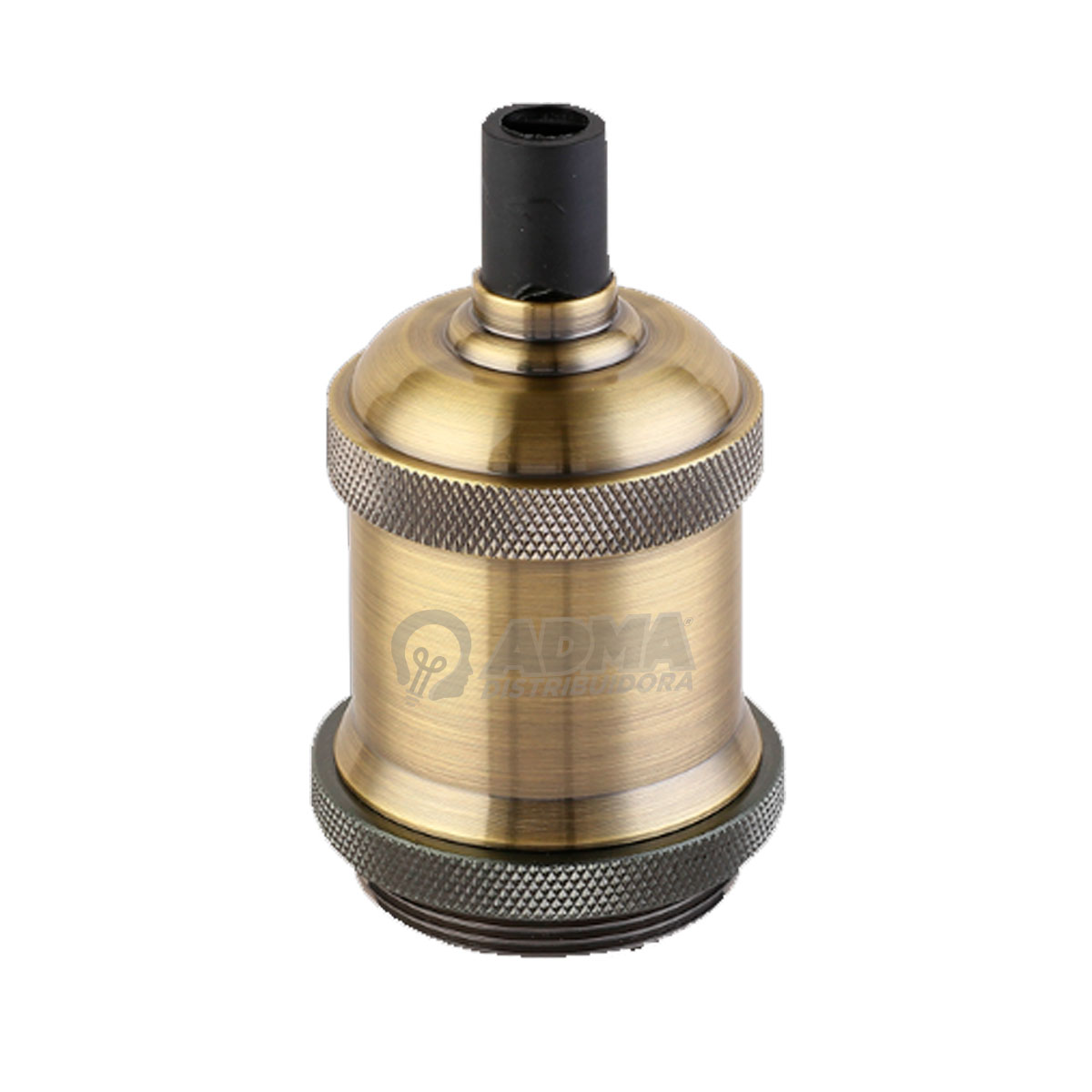 PORTALAMPARA ALUMINIO E27 JERSEY BRONCE