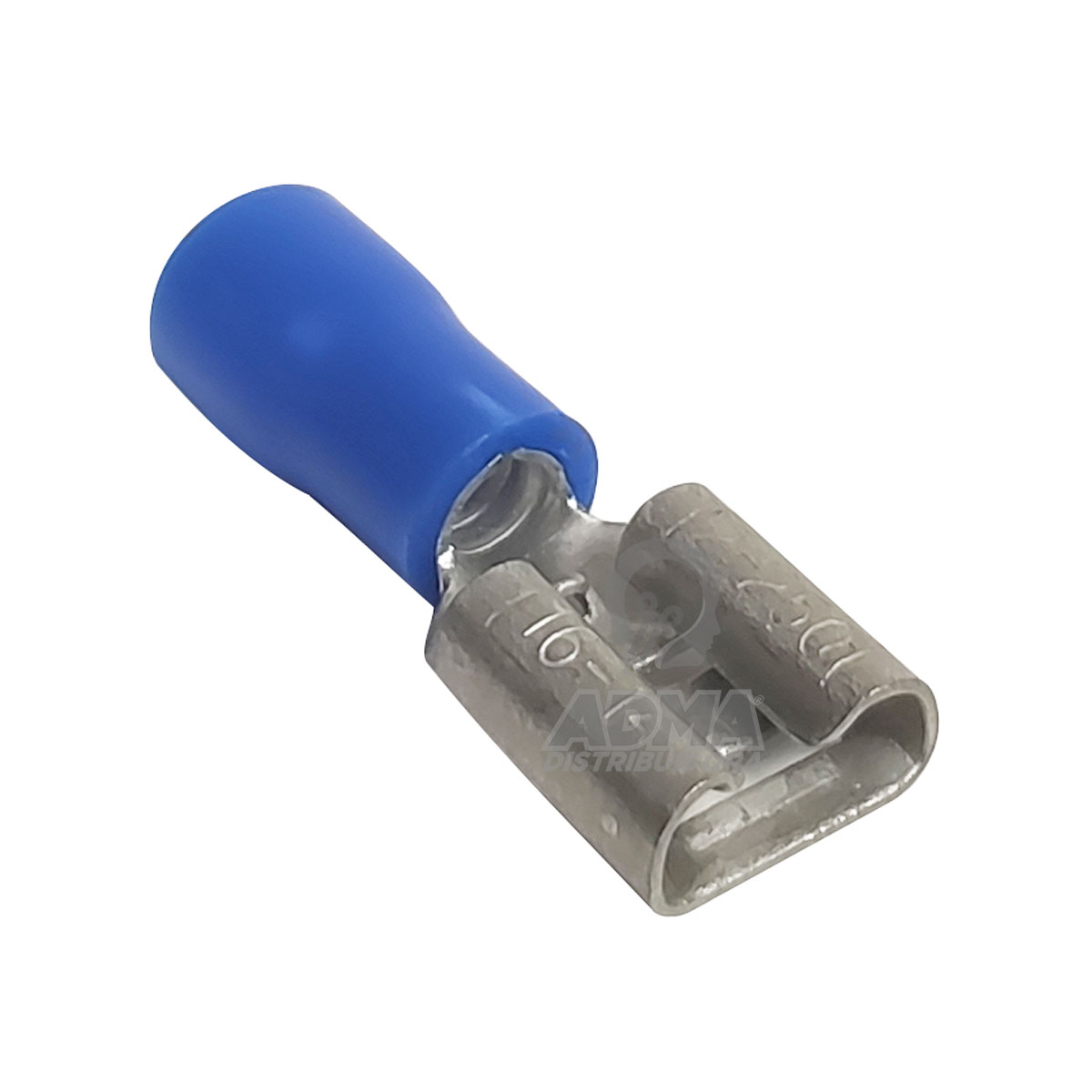 TERMINAL PREAISLADO AZUL PALA HEMBRA SECCION 1 - 2,5MM / ANCHO 6,3MM LCT