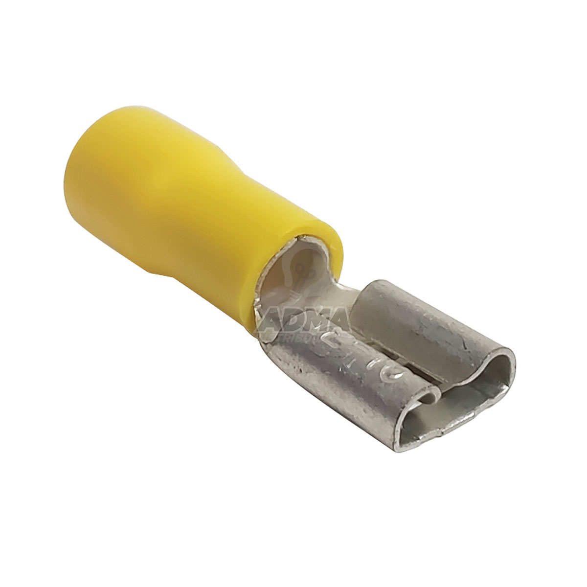 TERMINAL PREAISLADO AMARILLO PALA HEMBRA SECCION 2,5 - 6MM / ANCHO 6,3MM LCT