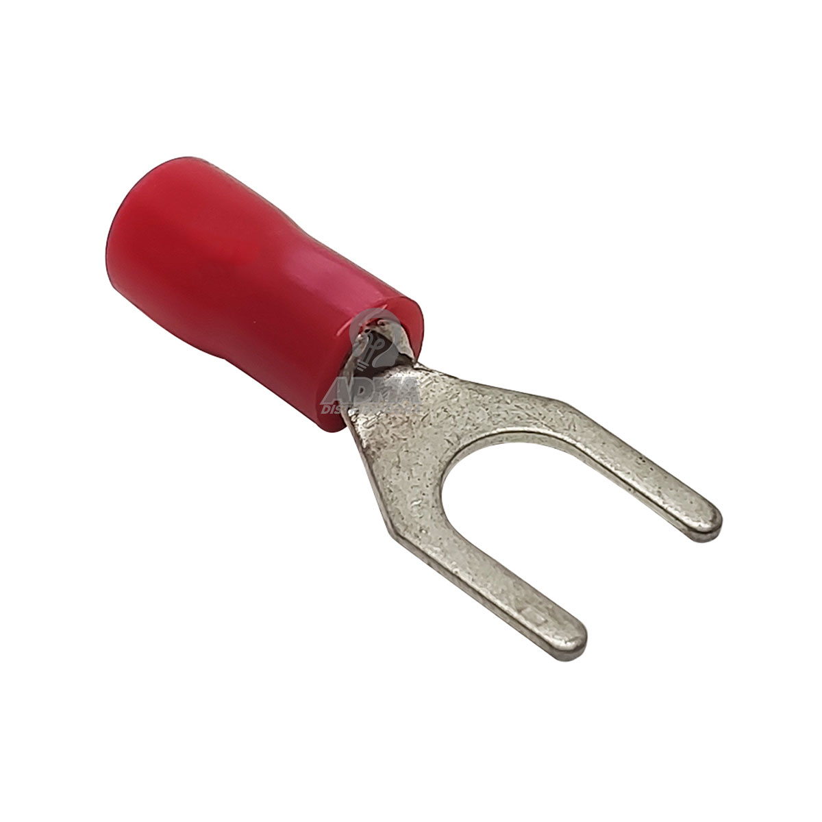 TERMINAL PREAISLADO ROJO HORQUILLA SECCION 0,25 - 1,5MM / ANCHO 3MM LCT