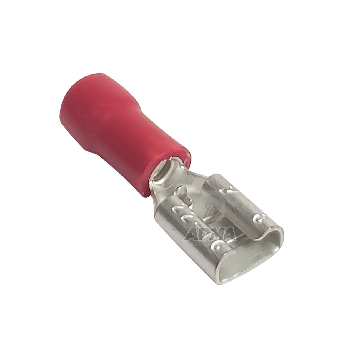 TERMINAL PREAISLADO ROJO PALA HEMBRA SECCION 0,25 - 1,5MM / ANCHO 6,3MM LCT
