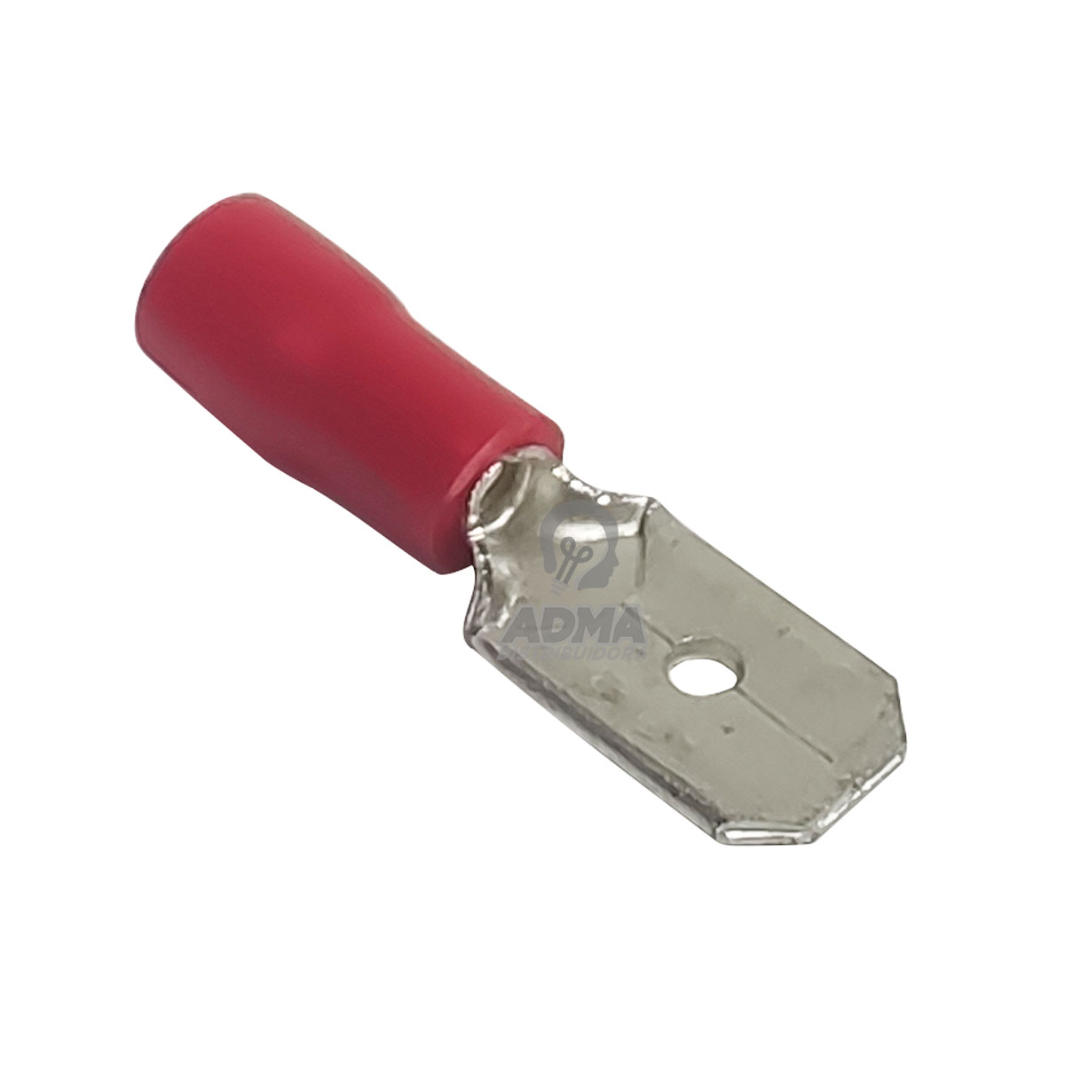 TERMINAL PREAISLADO ROJO PALA MACHO SECCION 0,25 - 1,5MM / ANCHO 6,3MM LCT