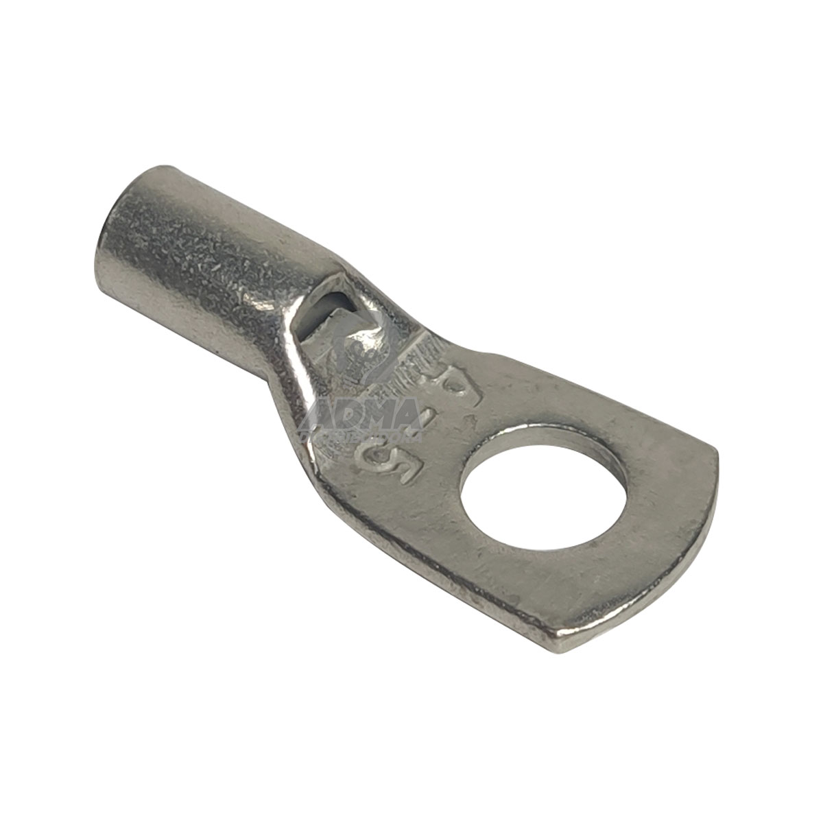 TERMINAL DE COBRE ESTAÑADO SECCION 4MM ORIFICIO 3/16'' TUBO STANDARD LCT