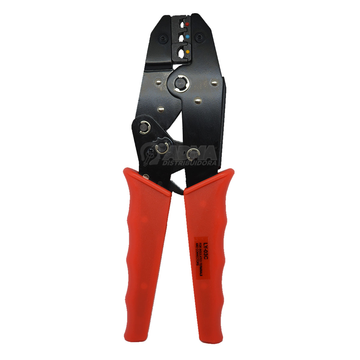 HERRAMIENTA A CRIQUET PARA COMPRESION DE TERMINALES PREAISLADOS 0,25 - 6MM