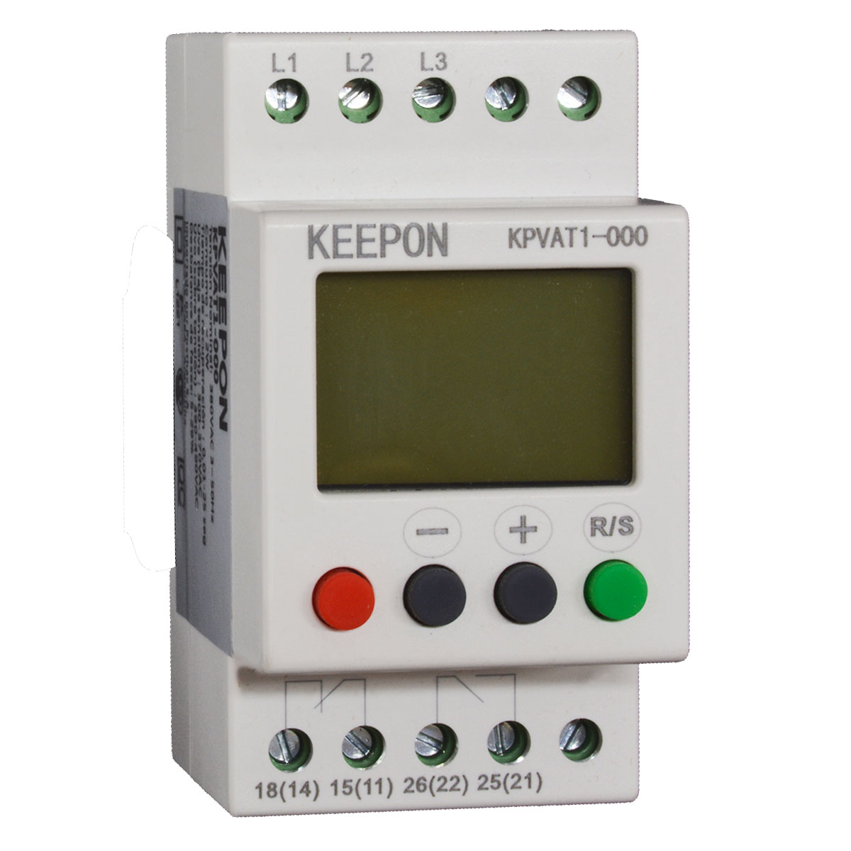 PROTECTOR DE TENSION Y DESBALANCE TRIFASICO DIGITAL CONFIGURABLE KEEPON