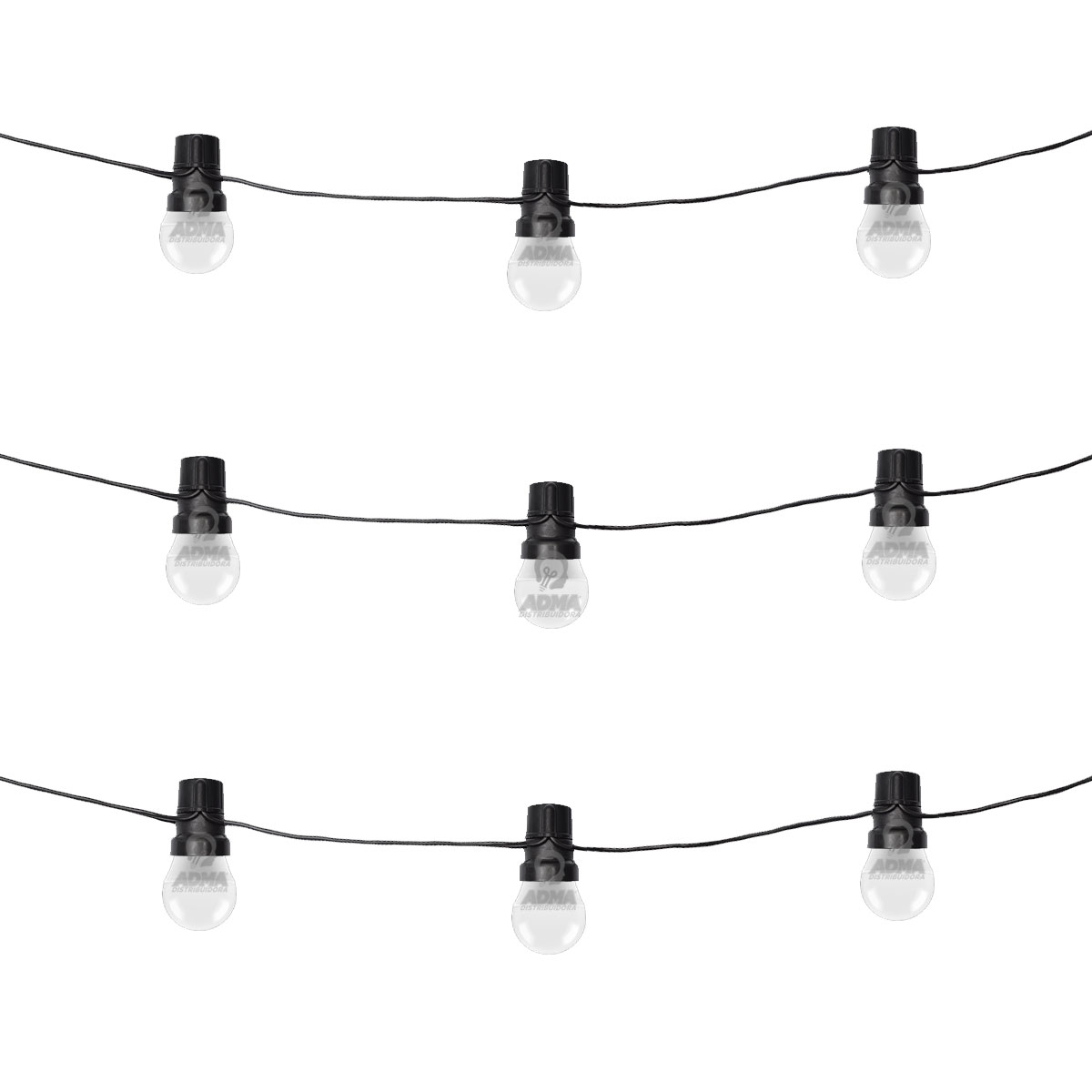 GUIRNALDA 20 METROS + 40 LUCES 6W