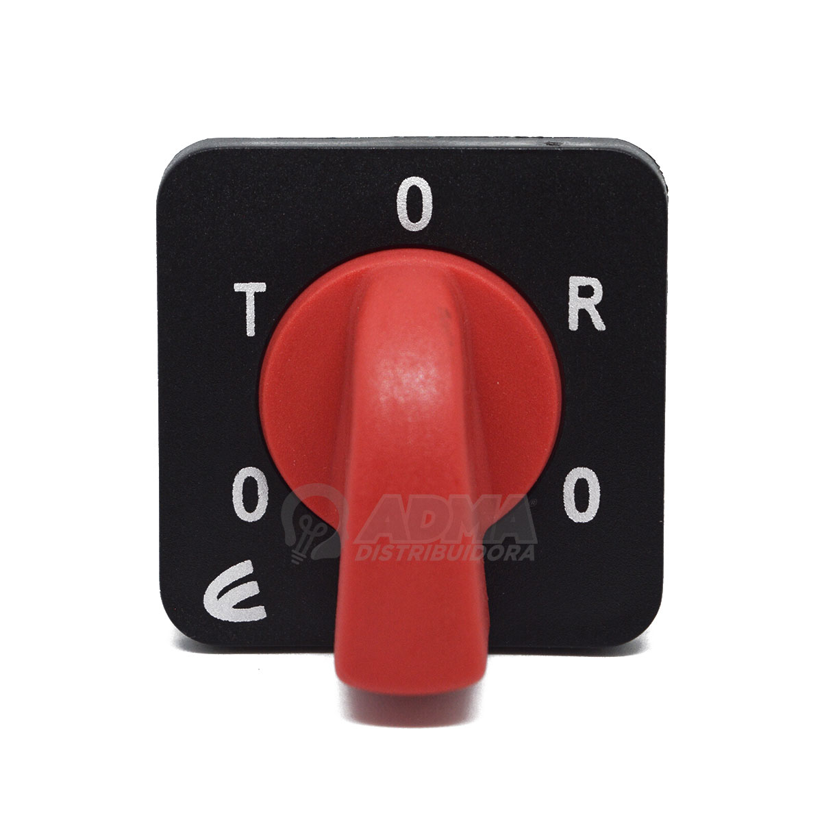 SELECTORA DE FASE TRIFASICA 0-R-0-S-0-T + NEUTRO 16 A