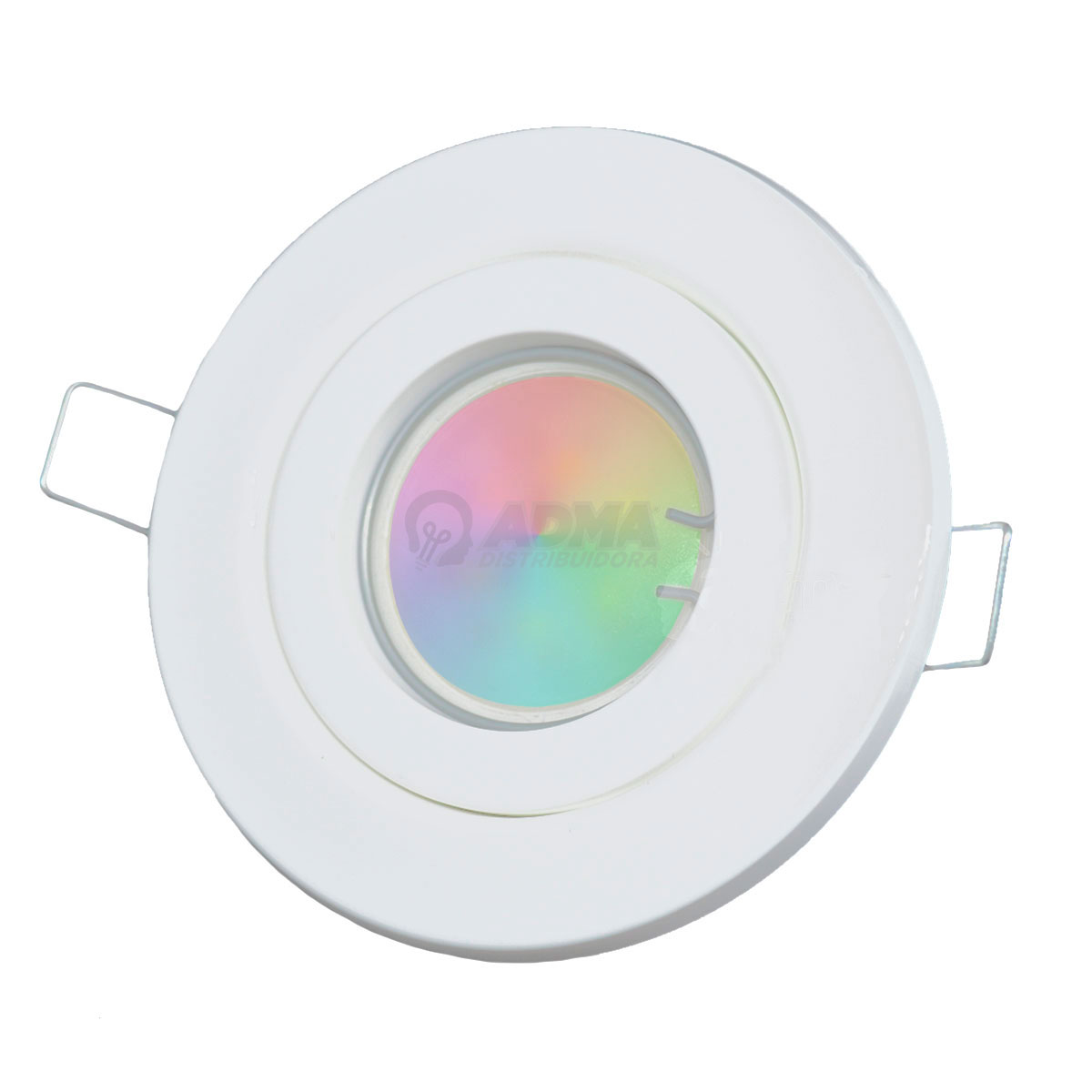 SPOT BLANCO + ZOCALOGU10 + DICROICA RGB BAW 7W