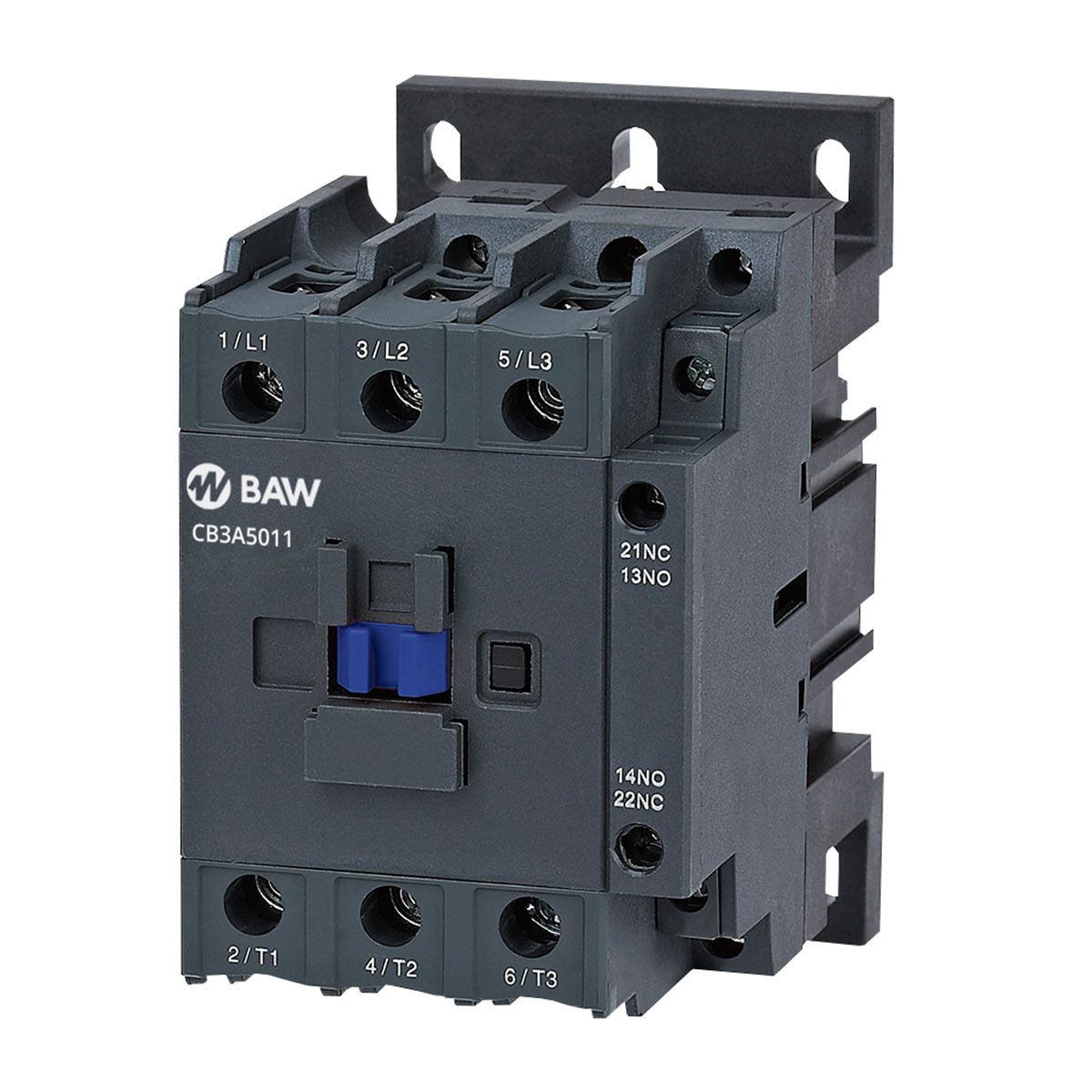 CONTACTOR 3P BAW 22KW 50A 1NA+1NC 220VCA