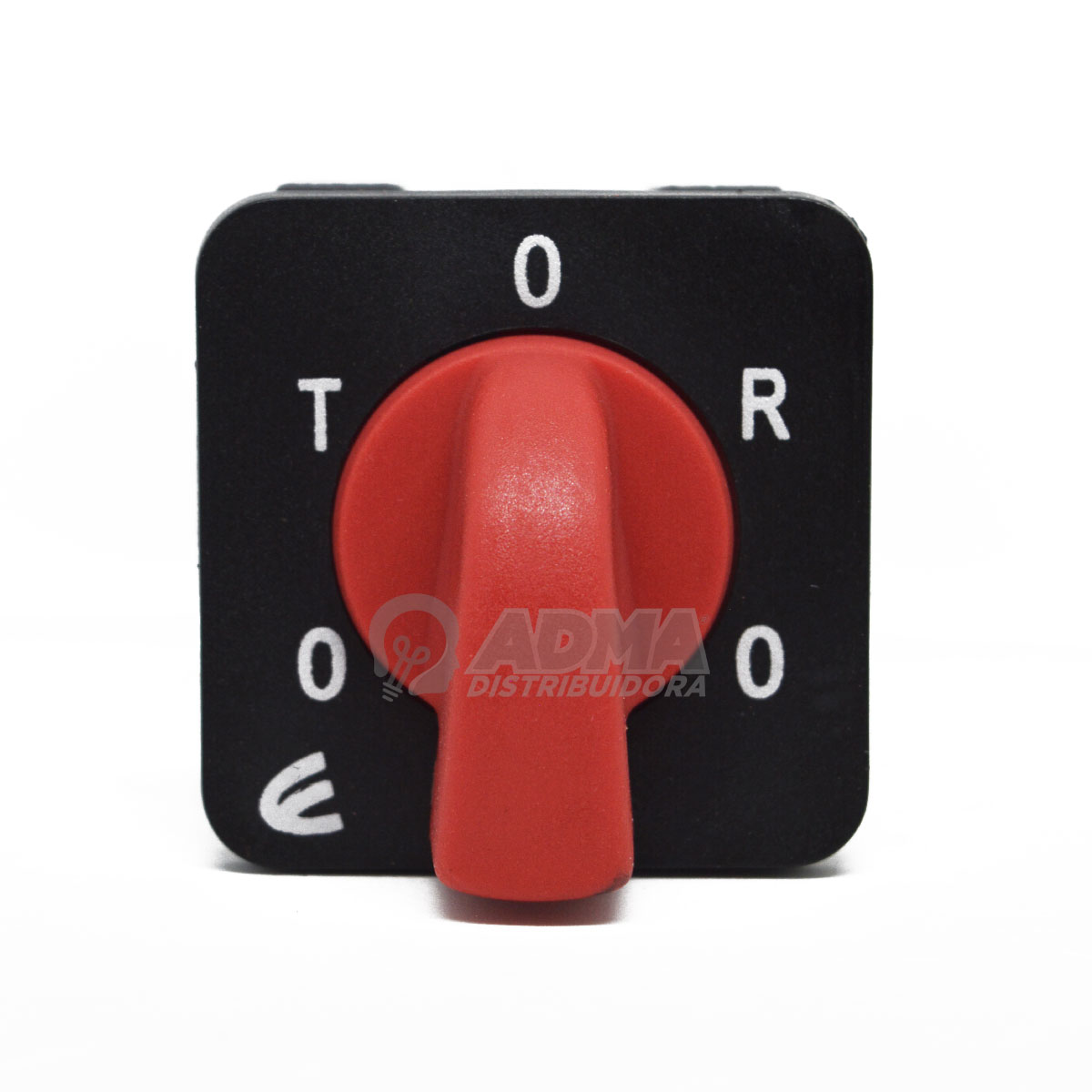 SELECTORA DE FASE TRIFASICA 0-R-0-S-0-T + NEUTRO 20 A