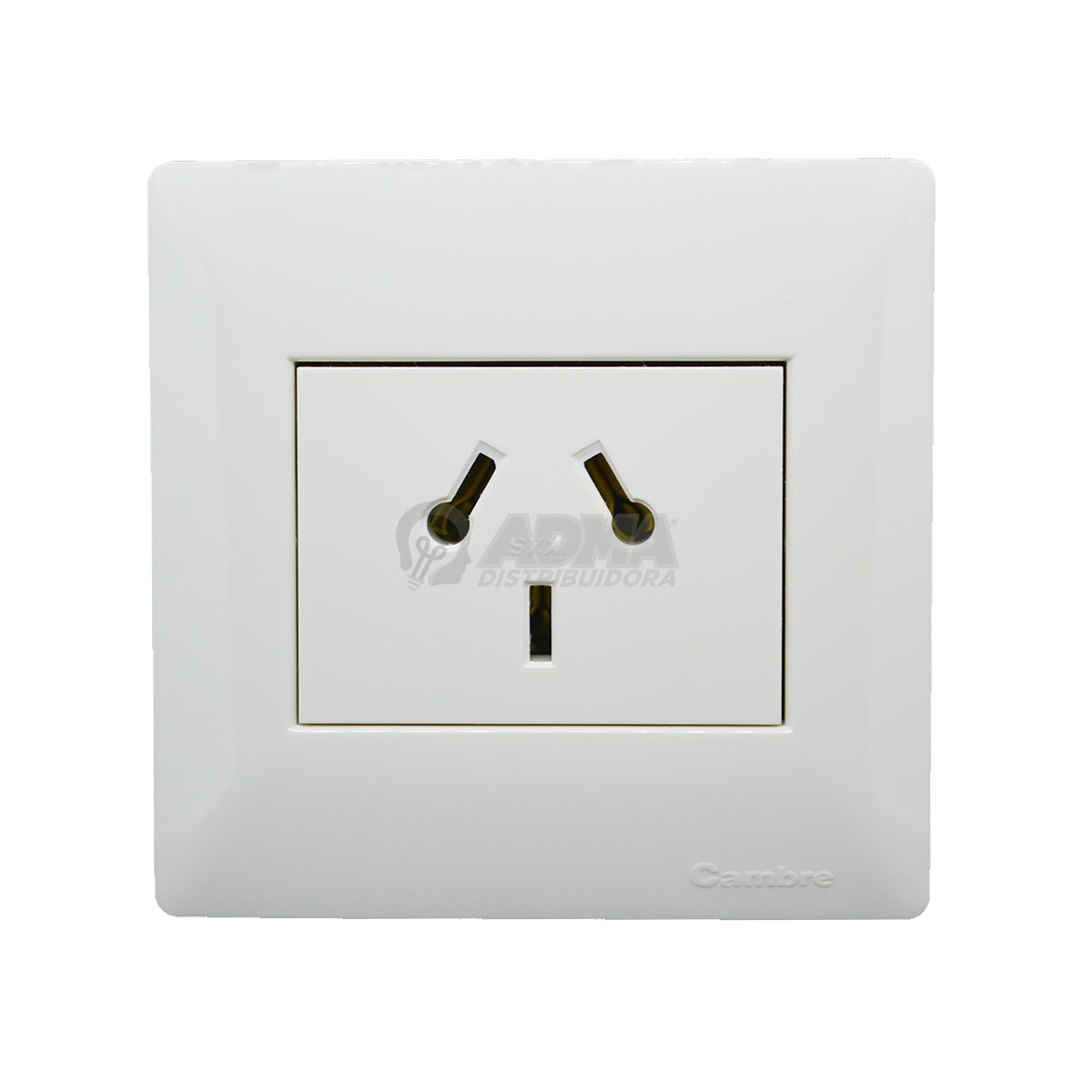 TAPA BASTIDOR MIGNON BLANCO SIGLO XXII + TOMA COMBINADO