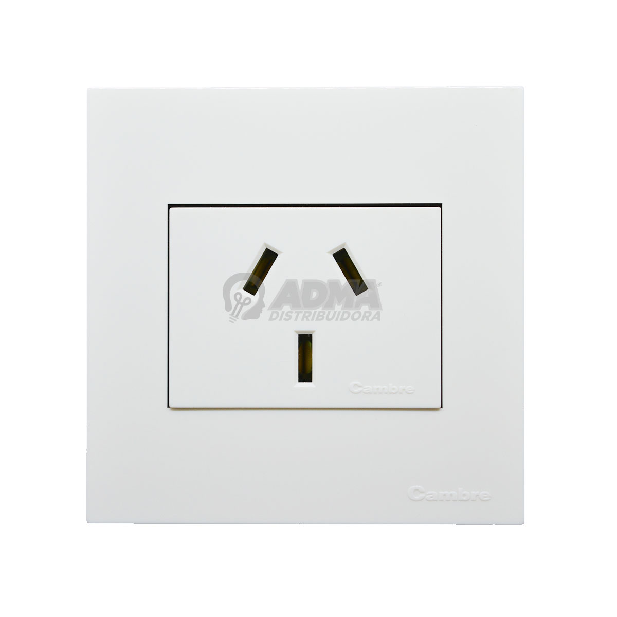 TAPA BASTIDOR MIGNON BLANCO SIGLO XXI + TOMA 20A
